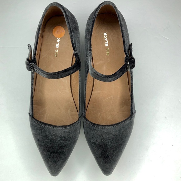 All black Janie Vell shoes Sz 7. - Picture 2 of 10